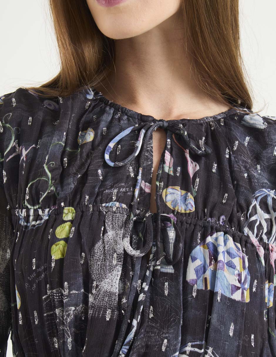 Blusa manga larga para mujer 4