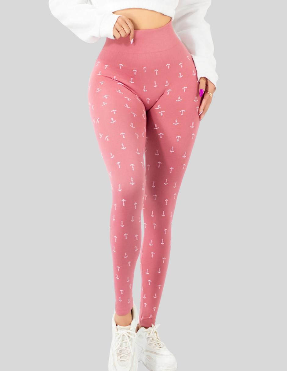 Set legging cintura alta con elástico para mujer 1