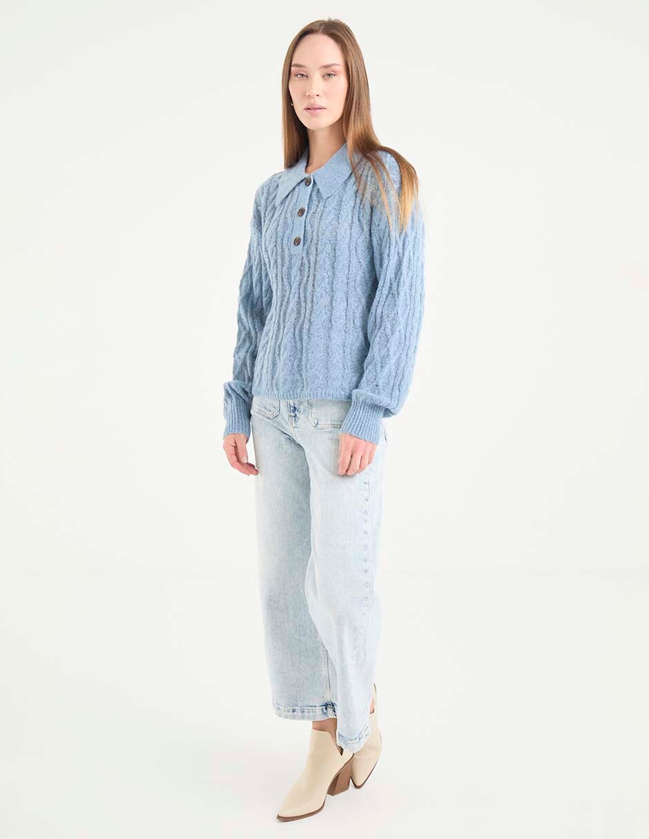 Suéter Scotch & cuello camisero para mujer 3