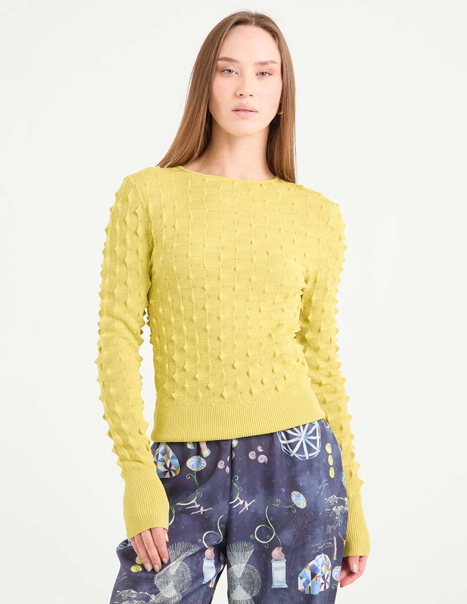 'suéter' 'cuello' redondo 'para mujer'
