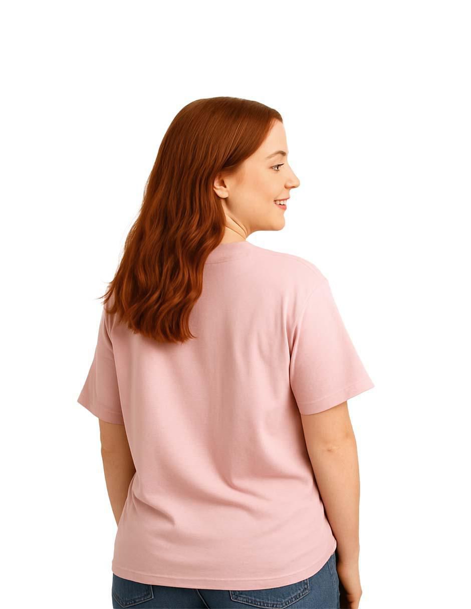 Playera manga corta Intensamente cuello redondo para mujer 2