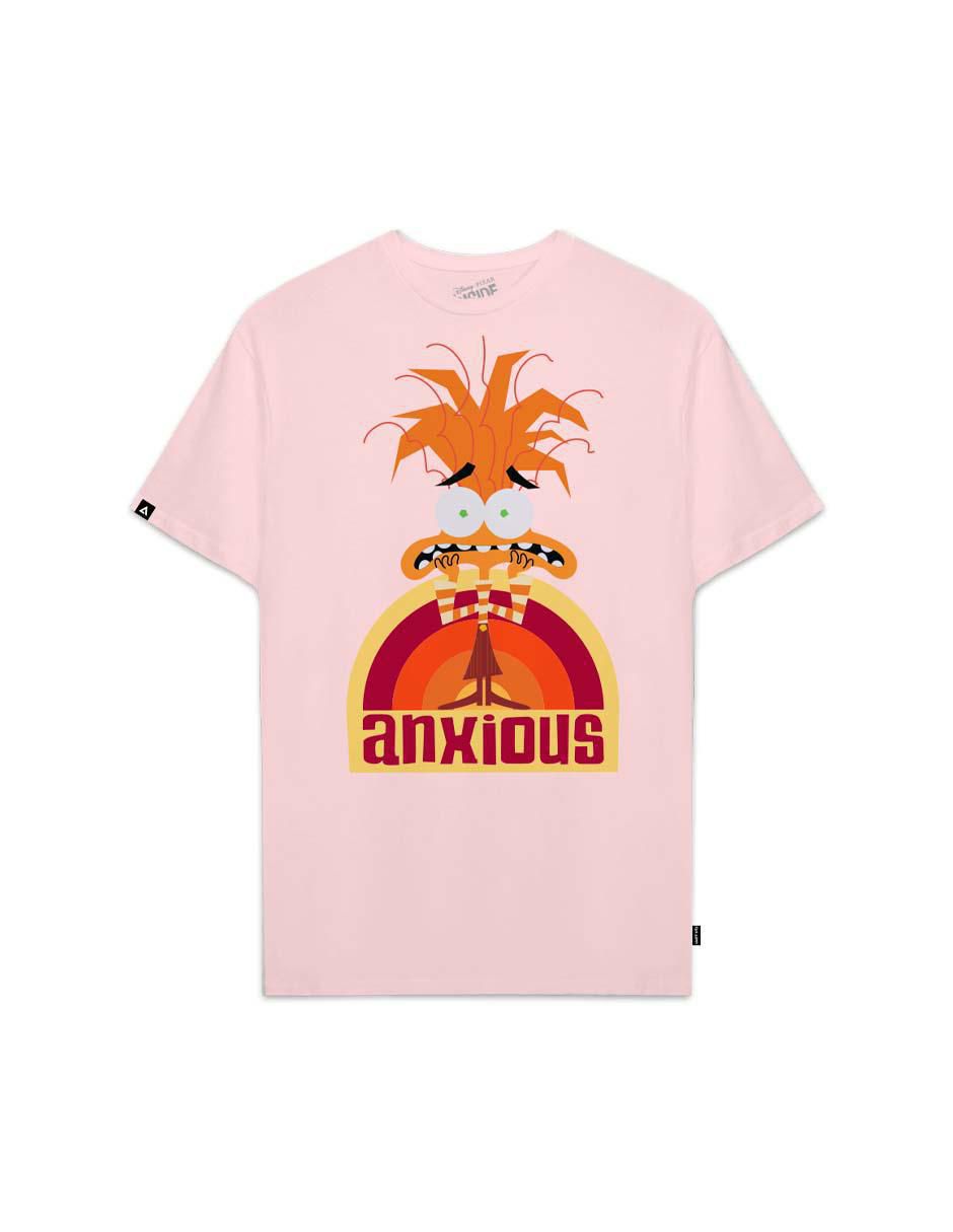 Playera manga corta Intensamente cuello redondo para mujer 4