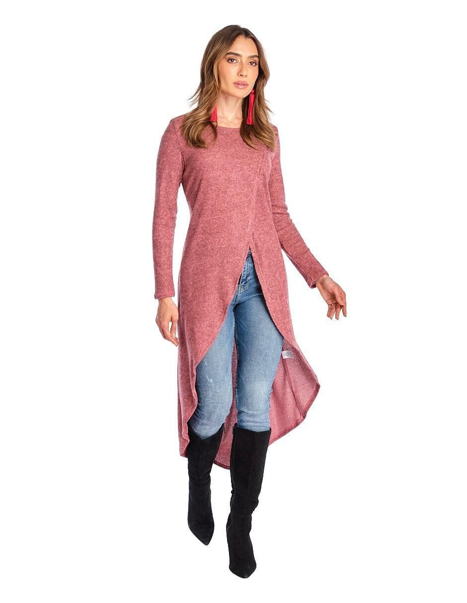 Suéter cuello redondo para mujer