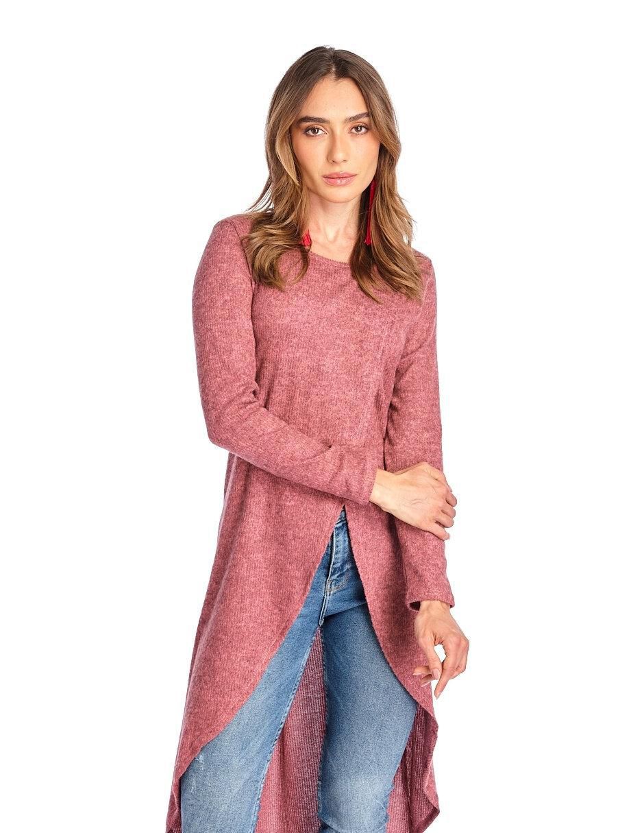 Suéter cuello redondo para mujer 4