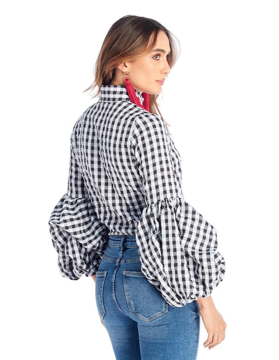 Blusa manga larga para mujer 3