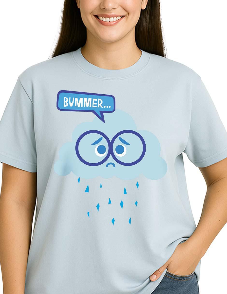 Playera manga corta Intensamente cuello redondo para mujer 3