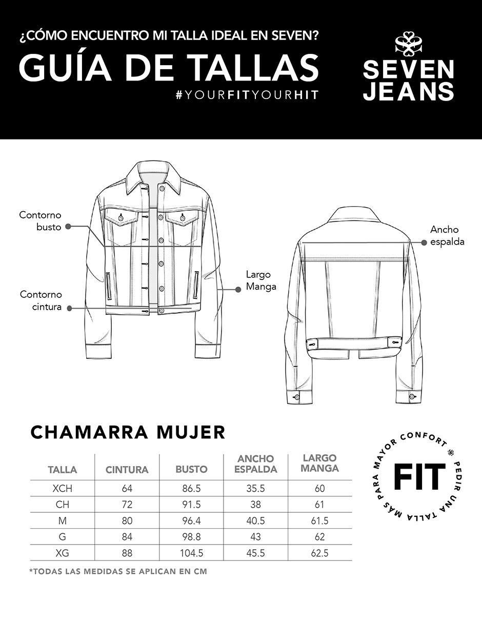 Chamarra bomber de mezclilla para mujer 5