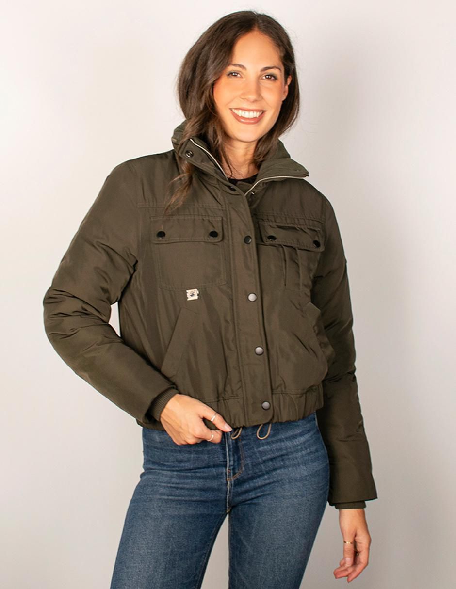 "chamarra" bomber greenlander no impermeable "de" poliéster "para mujer"