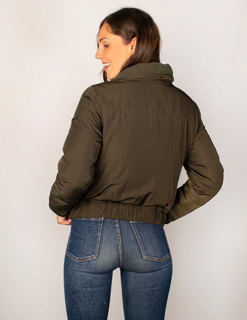 "chamarra" bomber greenlander no impermeable "de" poliéster "para mujer"