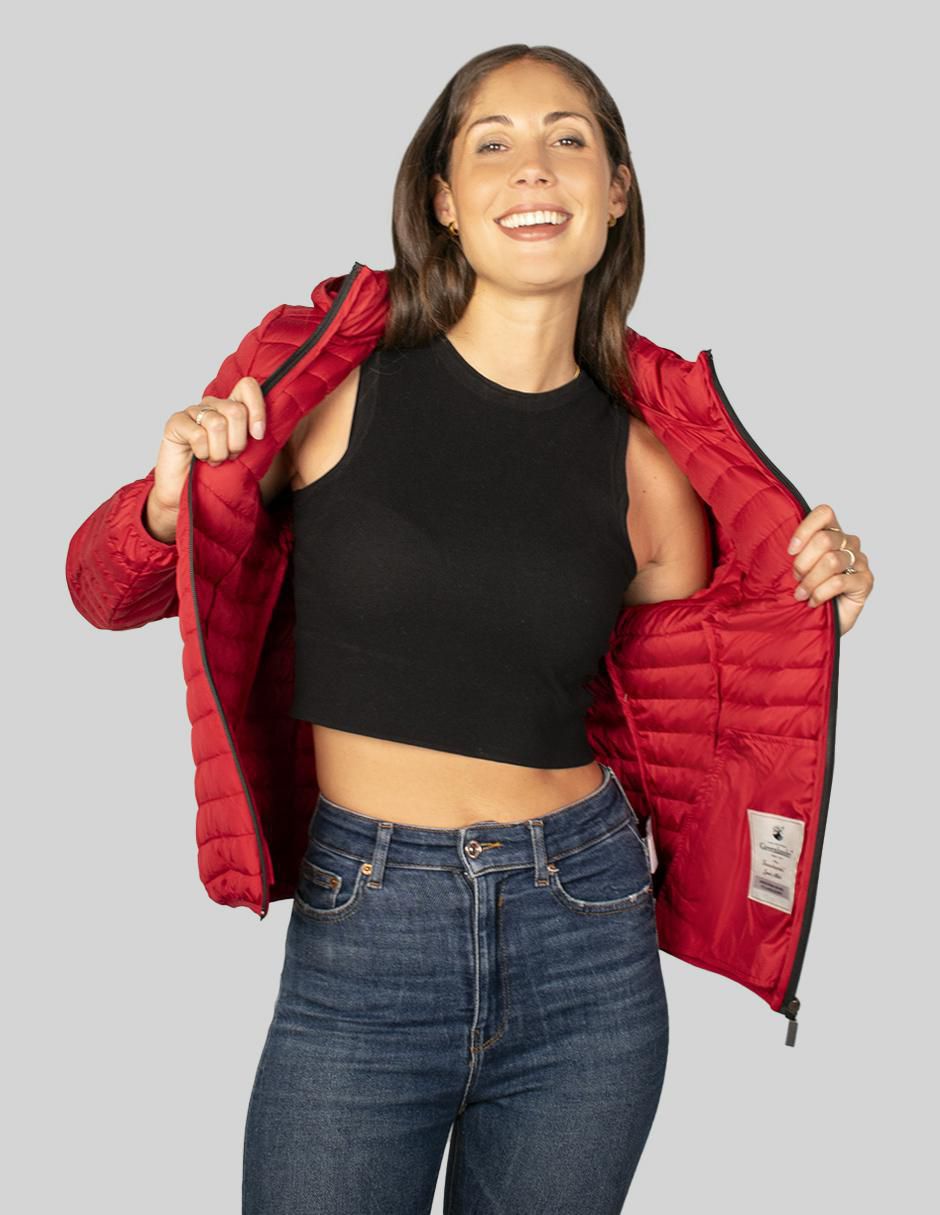 Chamarra acolchada greenlander para mujer