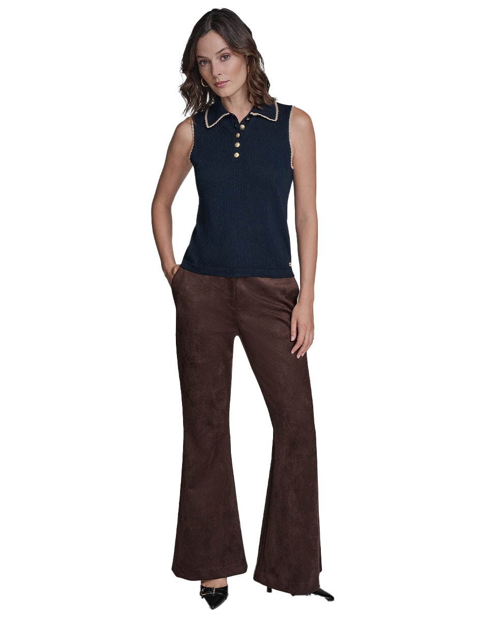 Blusa sin manga para mujer 4