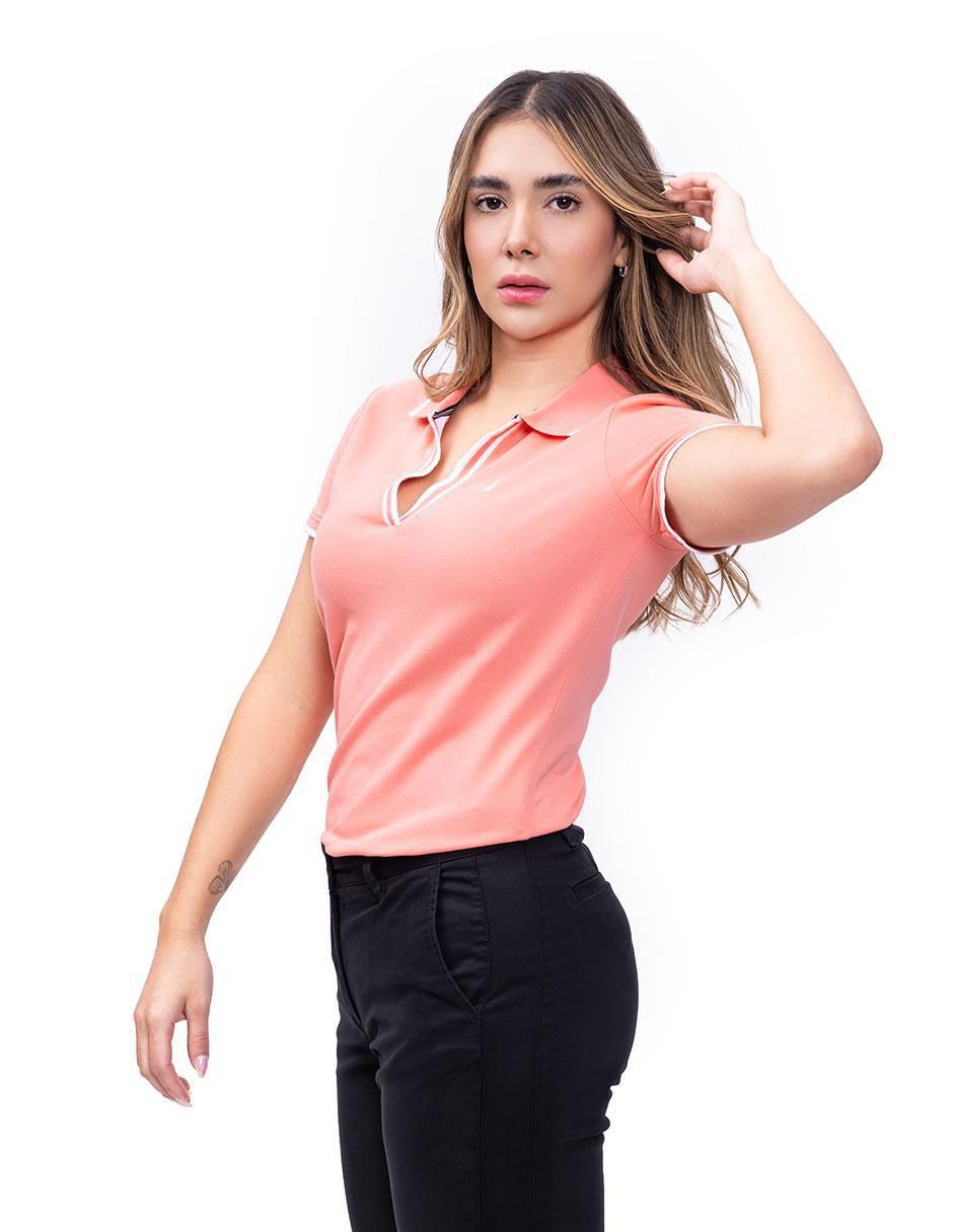 Playera tipo polo para mujer 3