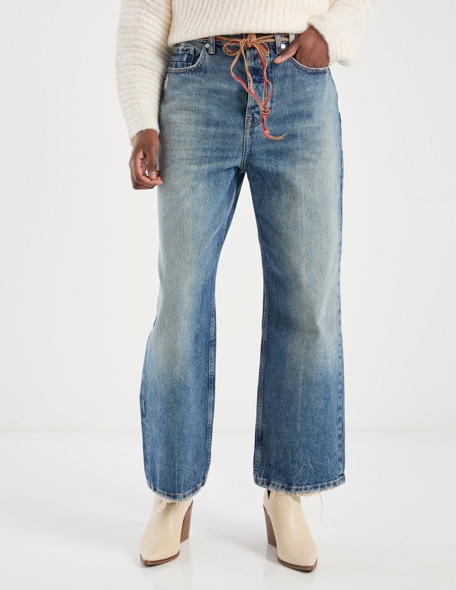 Jeans acampanado para mujer 2