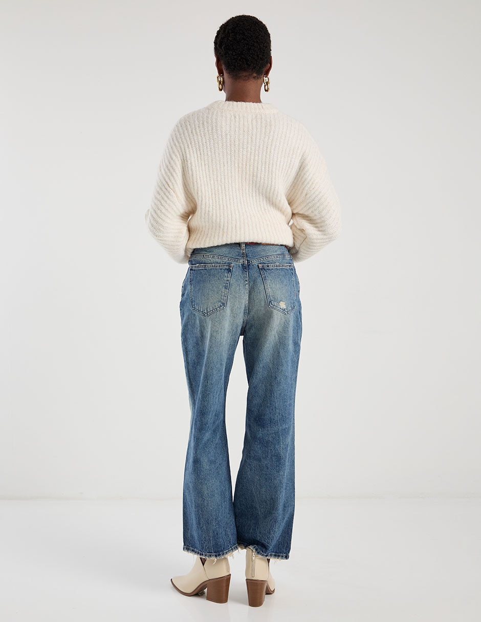 Jeans acampanado para mujer 6