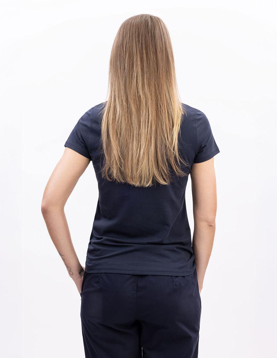 "playera" "manga" corta nautica basi "cuello" redondo "para mujer"