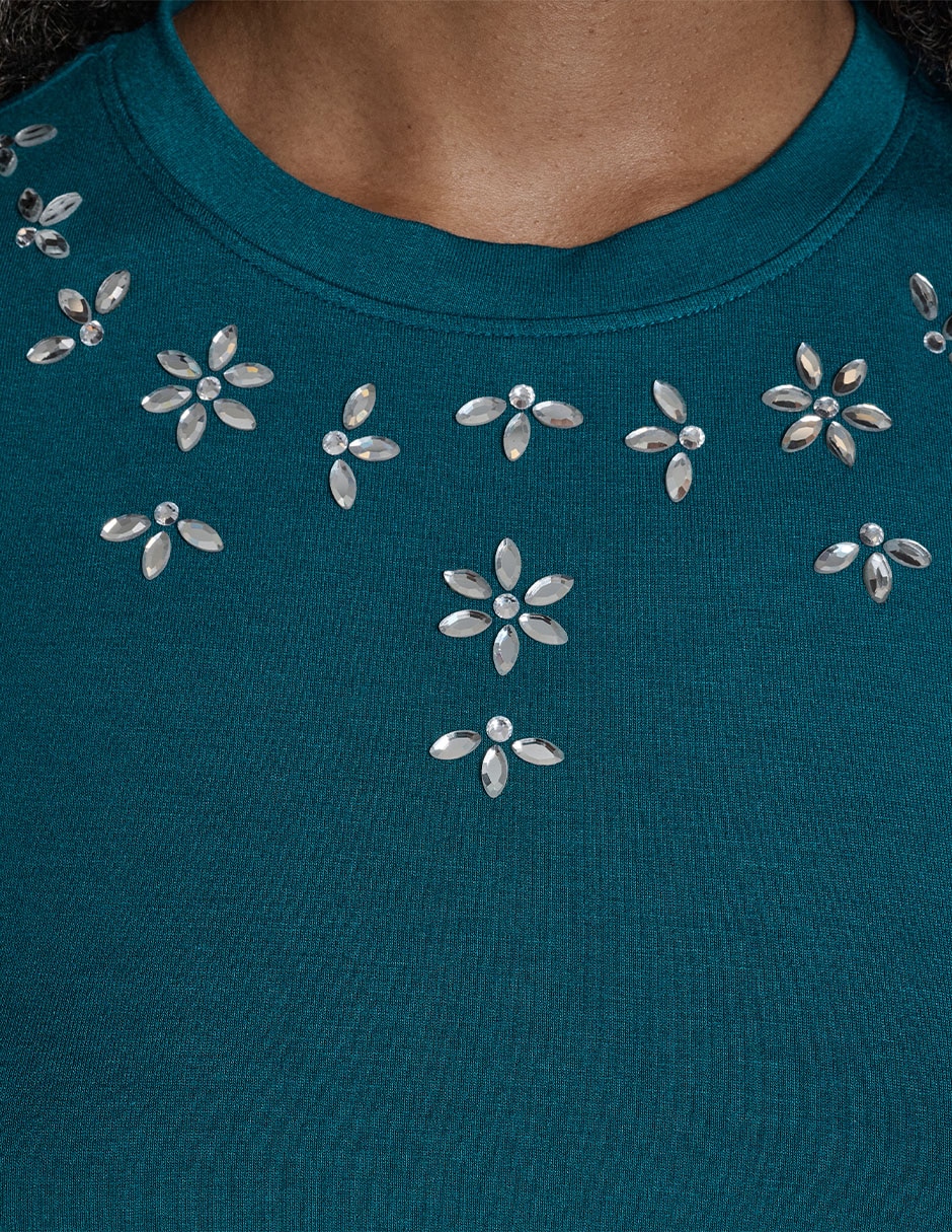 Blusa manga corta para mujer 5