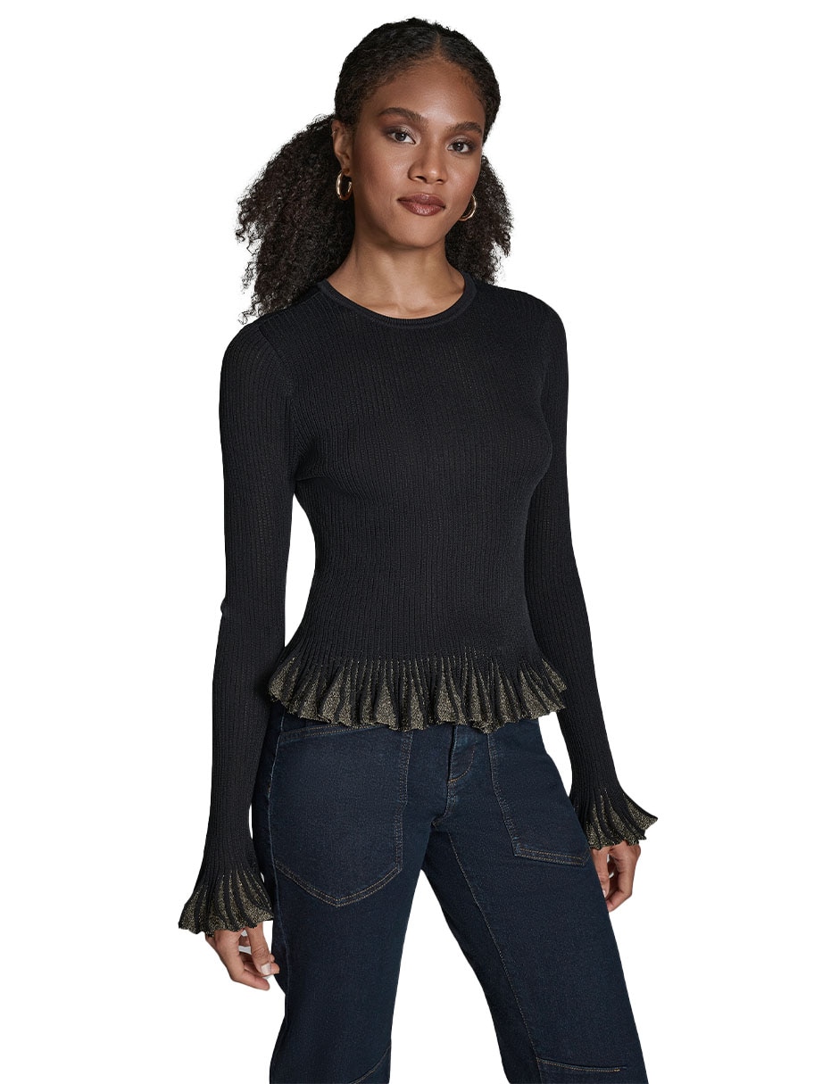 Blusa manga larga para mujer