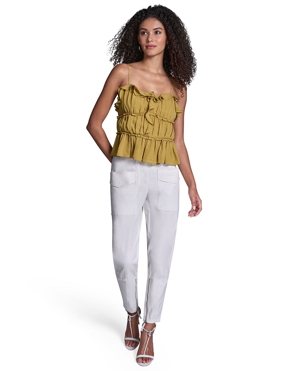 Blusa sin manga para mujer 4