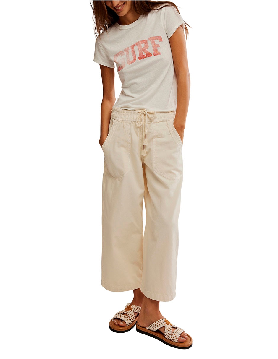 Pantalón acampanado straight para mujer