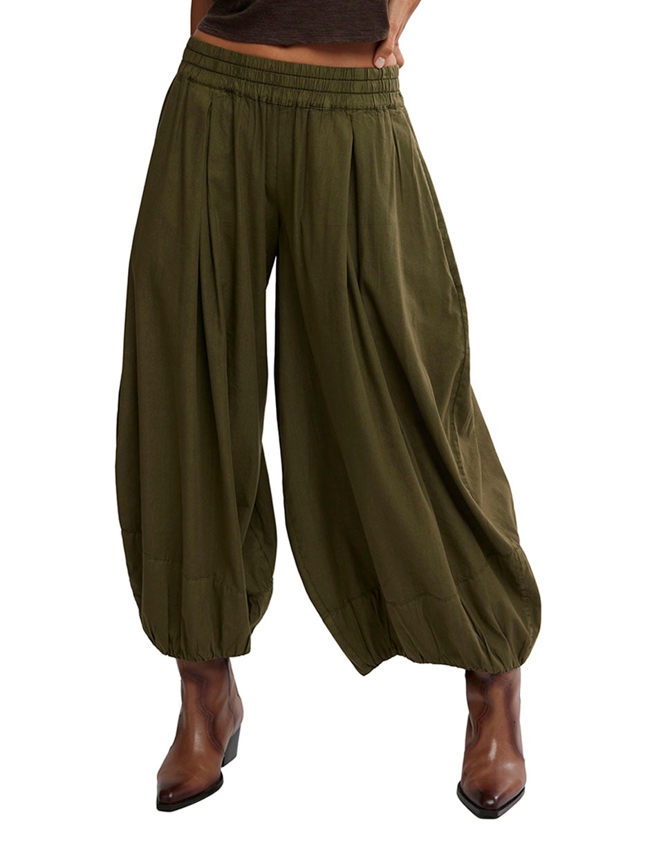 Pantalón acampanado baggy para mujer 2