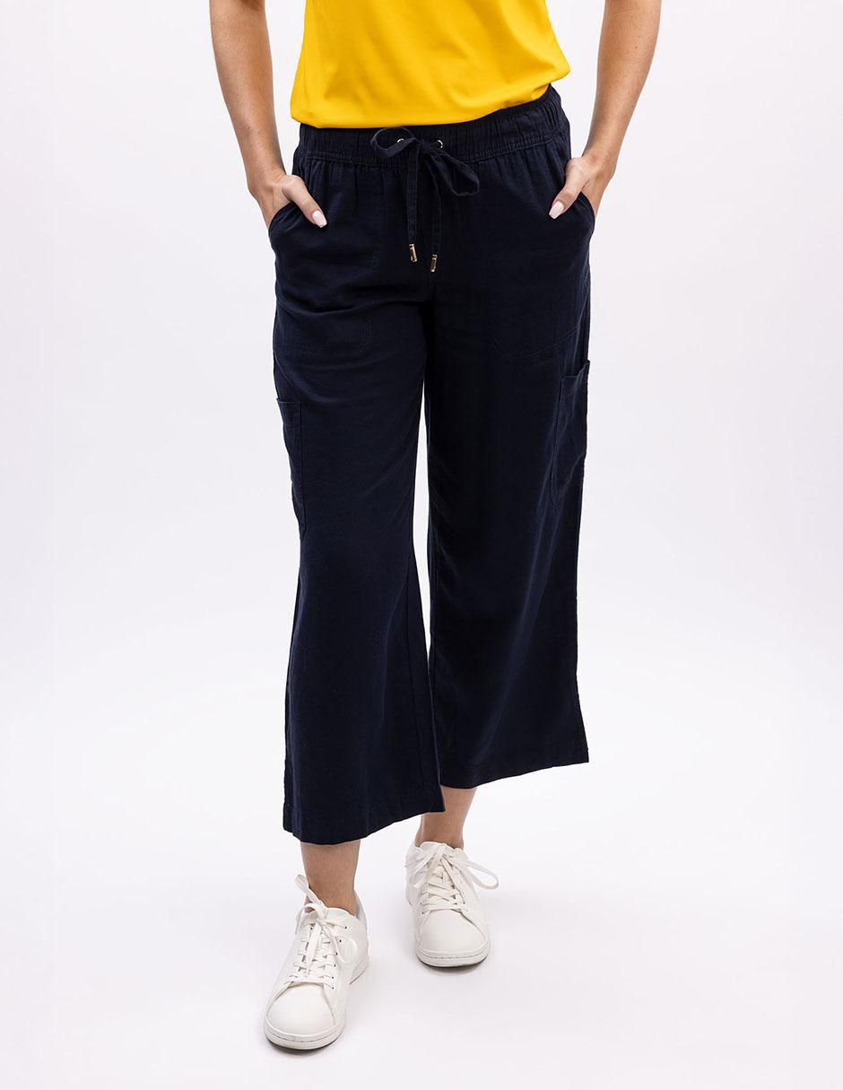 Pantalón capri regular para mujer