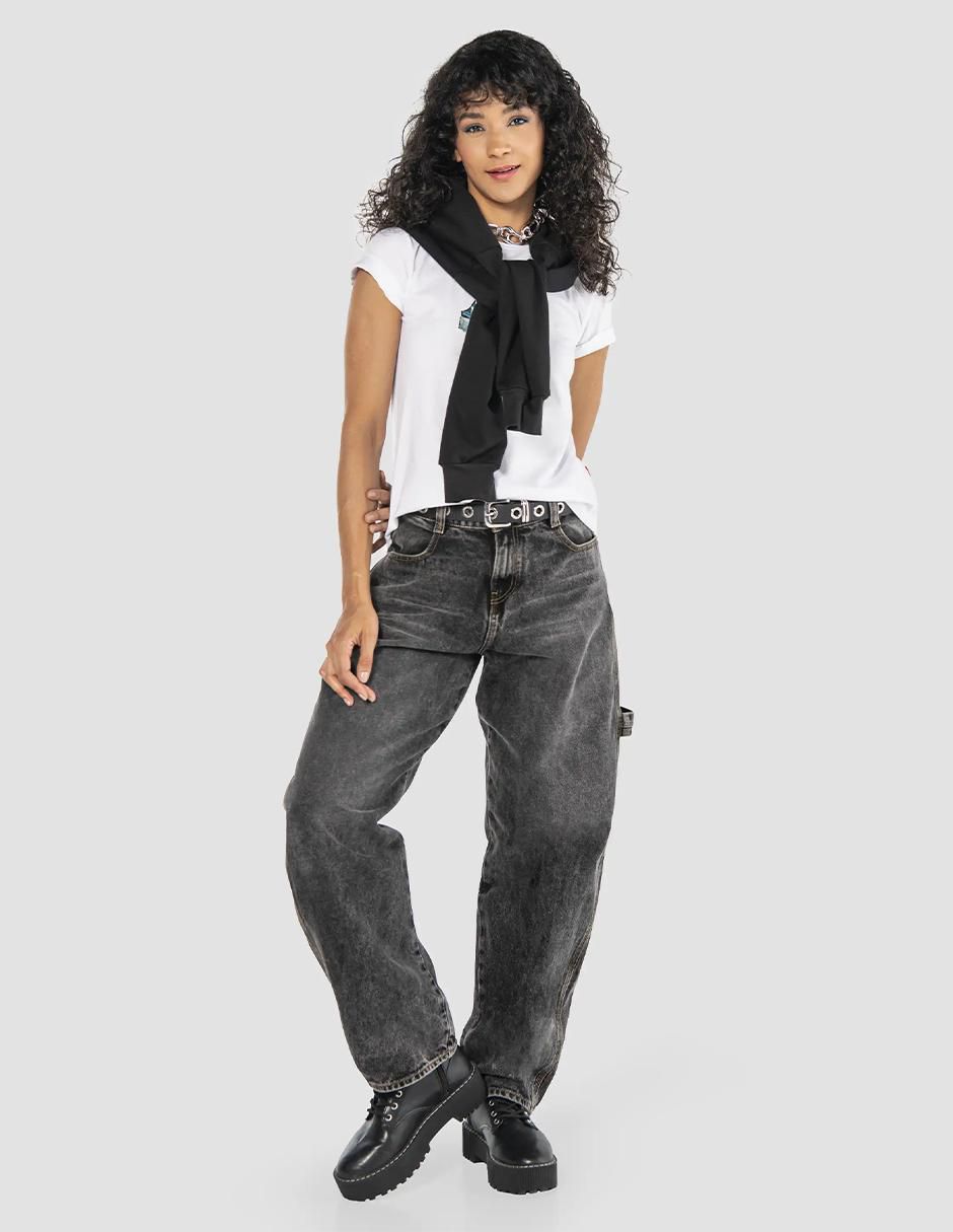 Jeans cargo baggy Moda para mujer 6