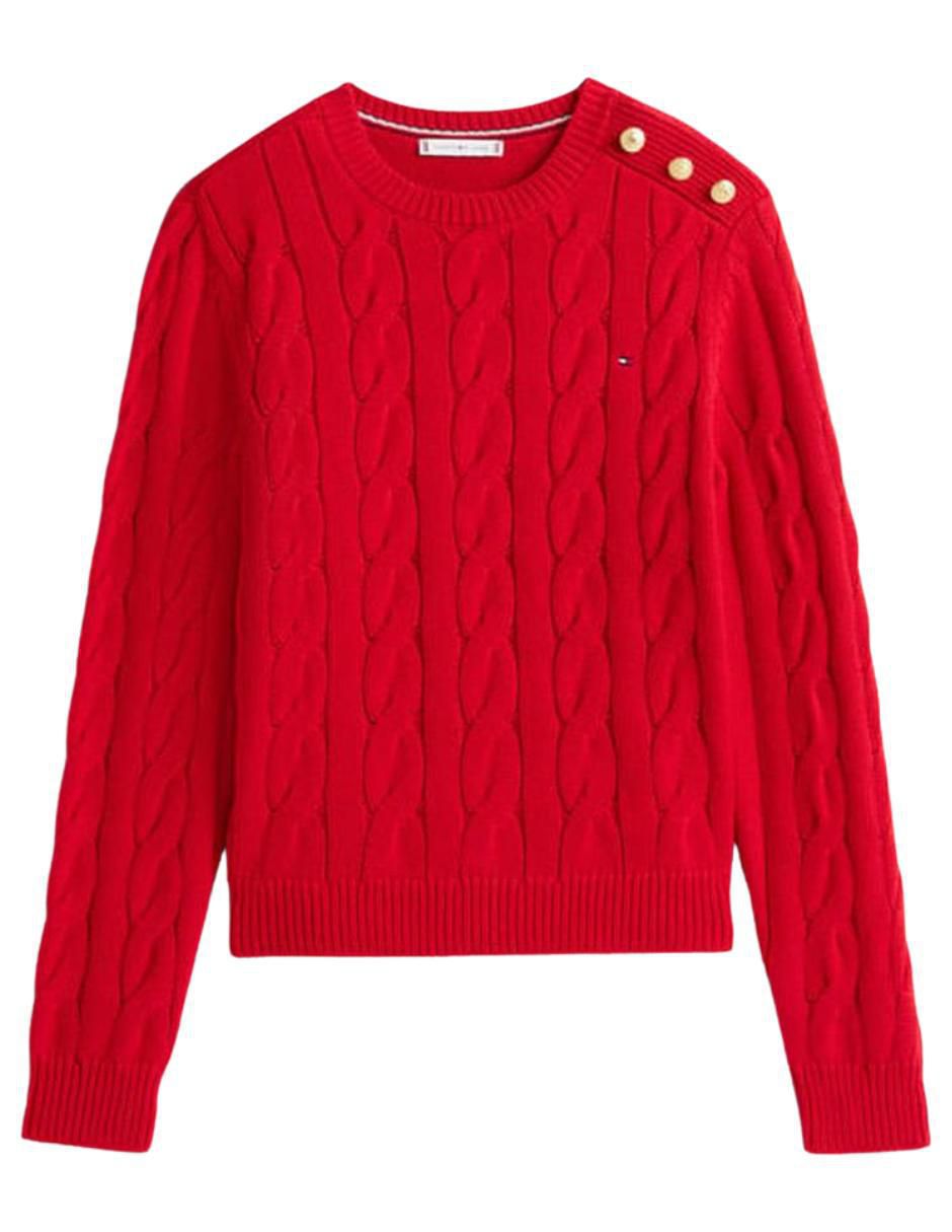Suéter cuello redondo para mujer 2