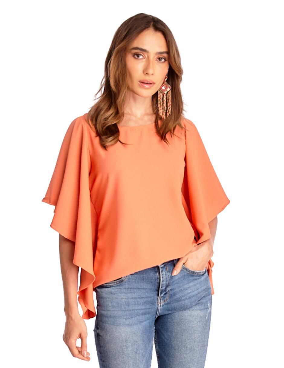 Blusa manga al codo para mujer 4