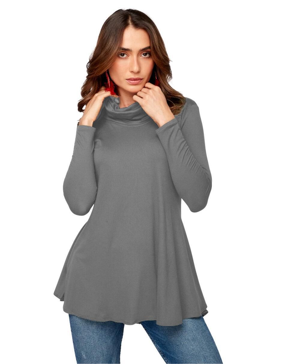 Blusa manga larga para mujer