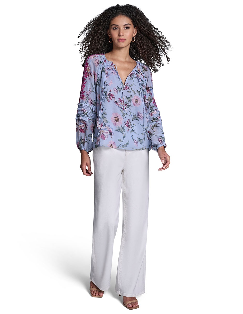 Blusa manga larga para mujer 4