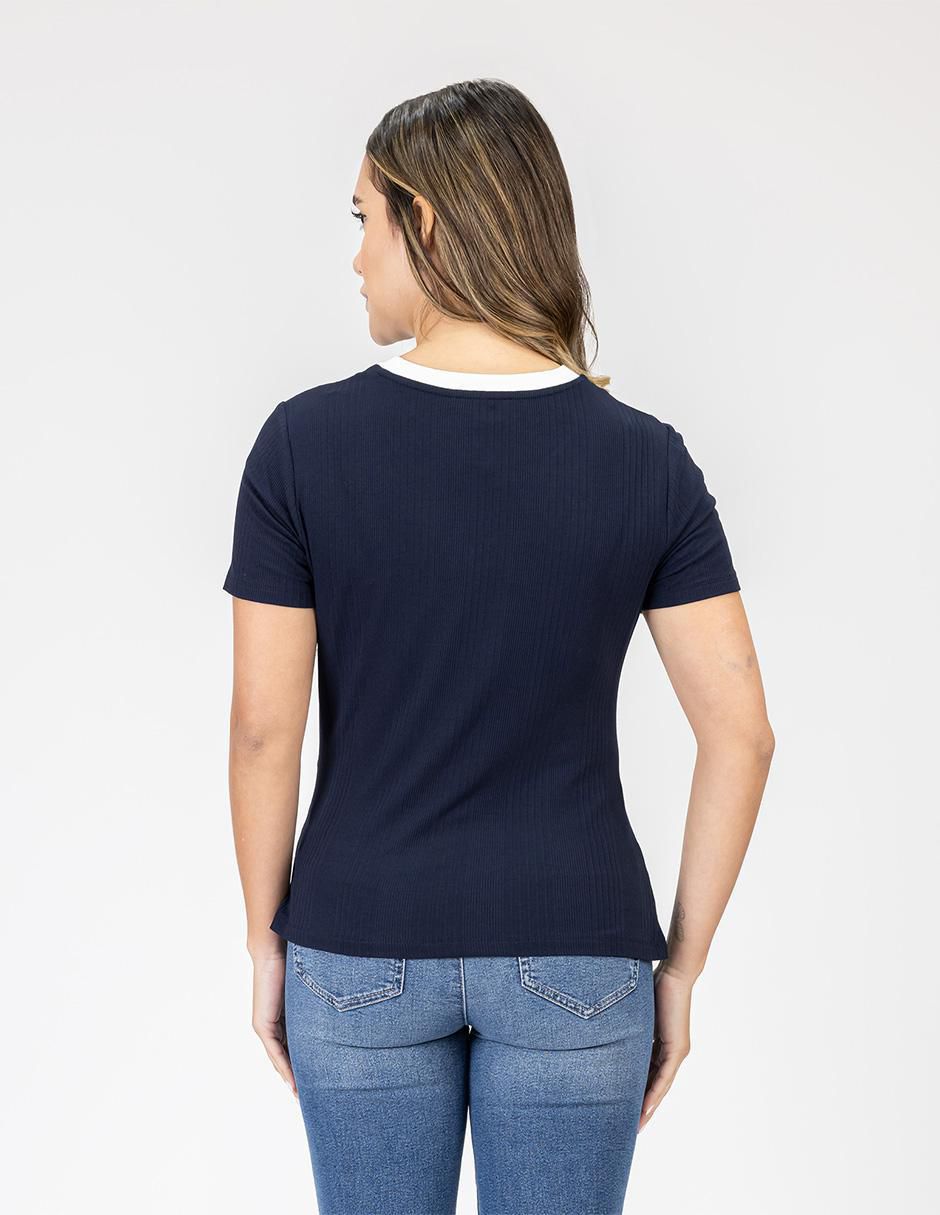 Blusa manga corta para mujer 3