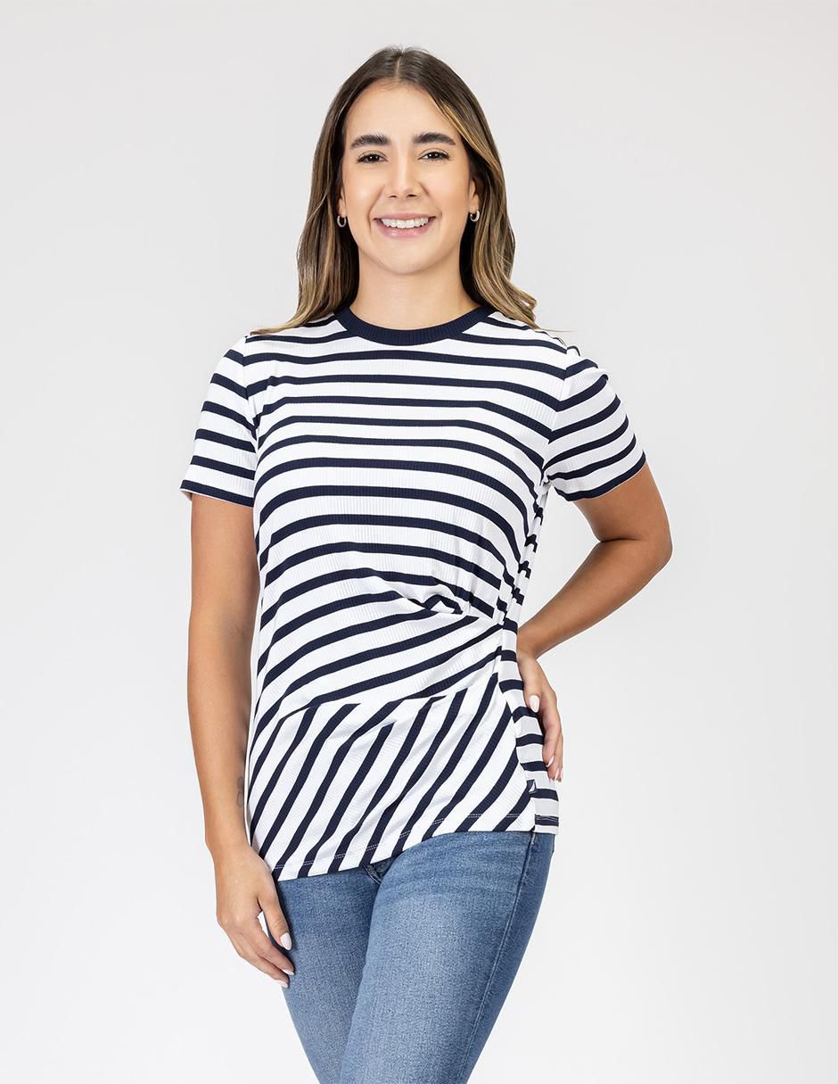 Blusa manga corta para mujer