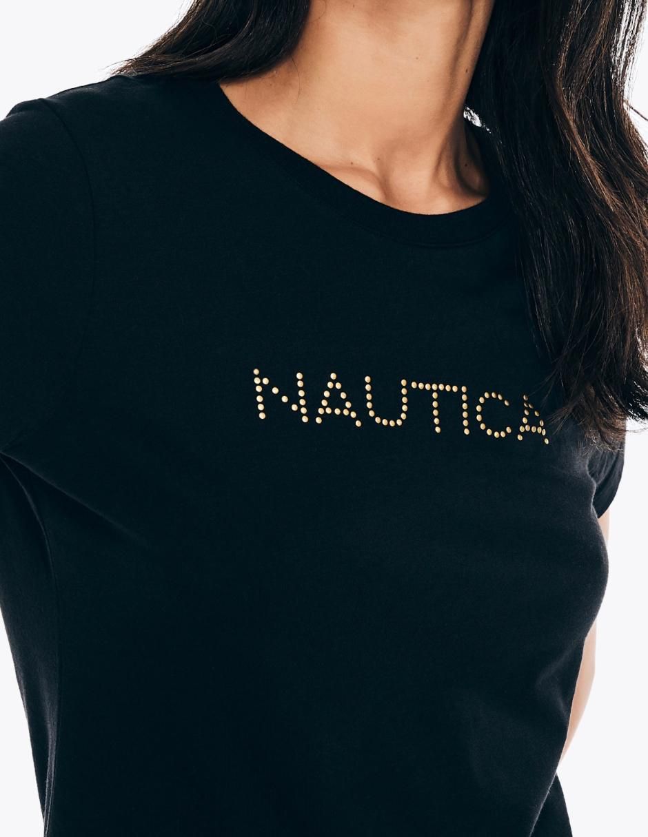 "playera" "manga" corta nautica basi "cuello" redondo "para mujer"