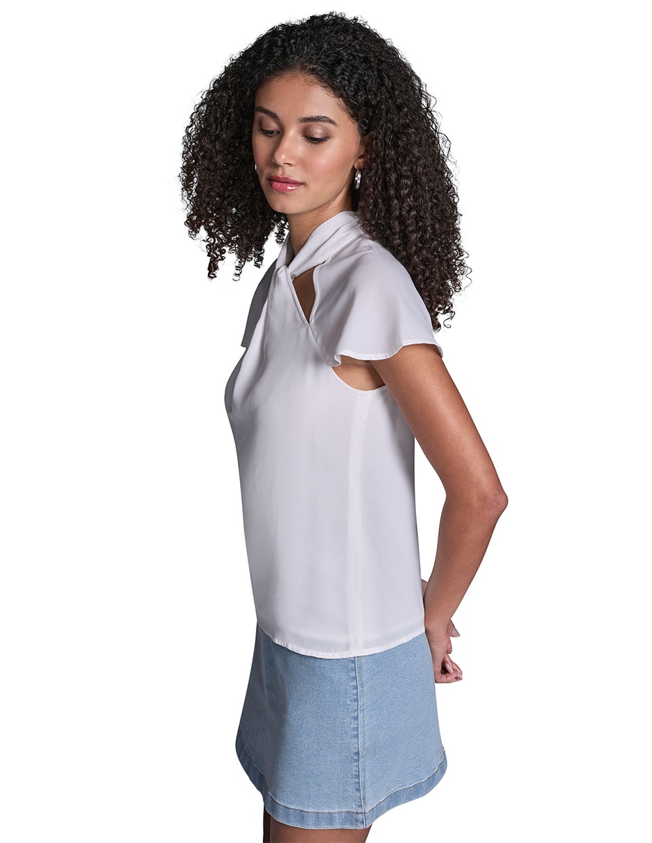 Blusa manga corta para mujer 3