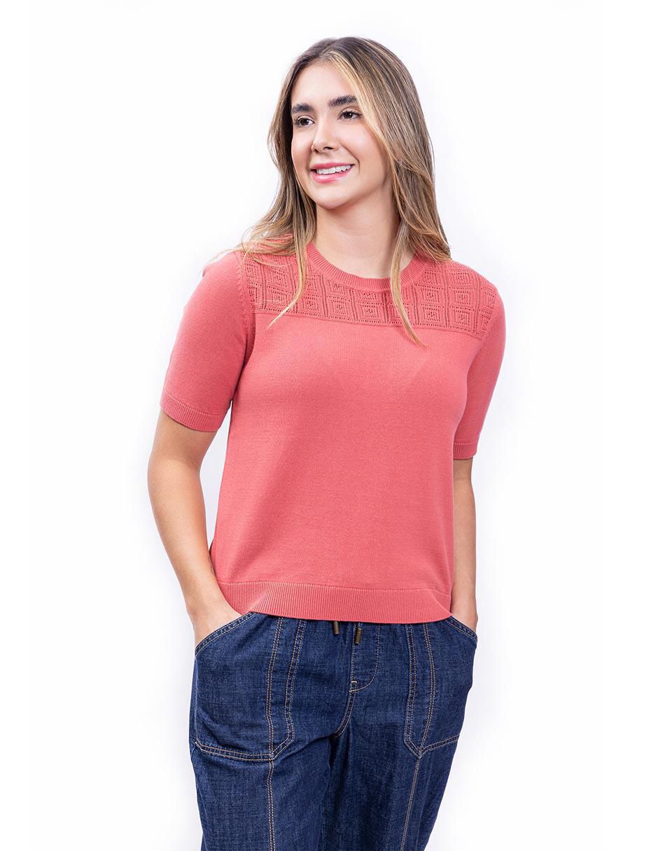 Blusa manga al codo para mujer Blusa manga al codo para mujer