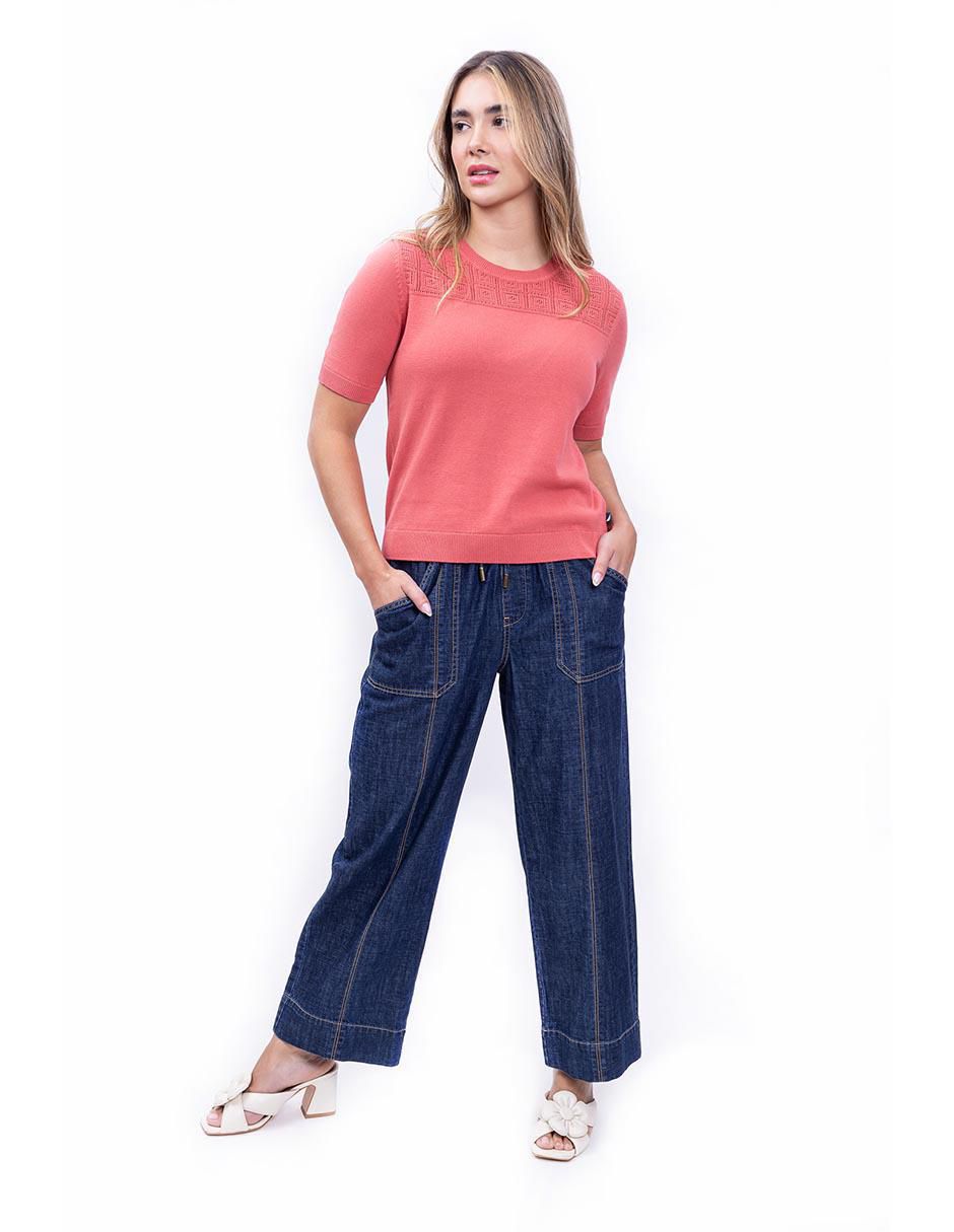 Blusa manga al codo para mujer 2