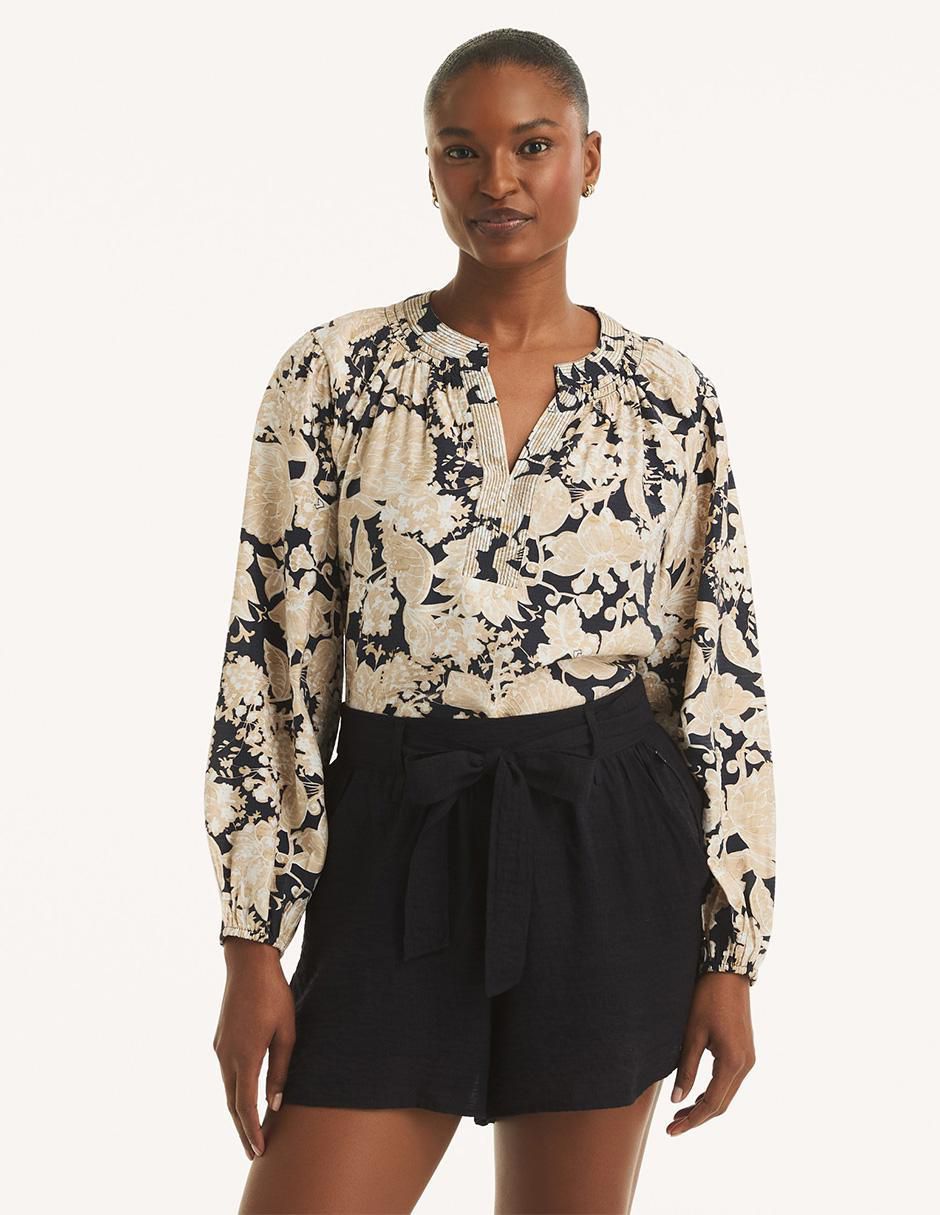 Blusa manga 3/4 para mujer