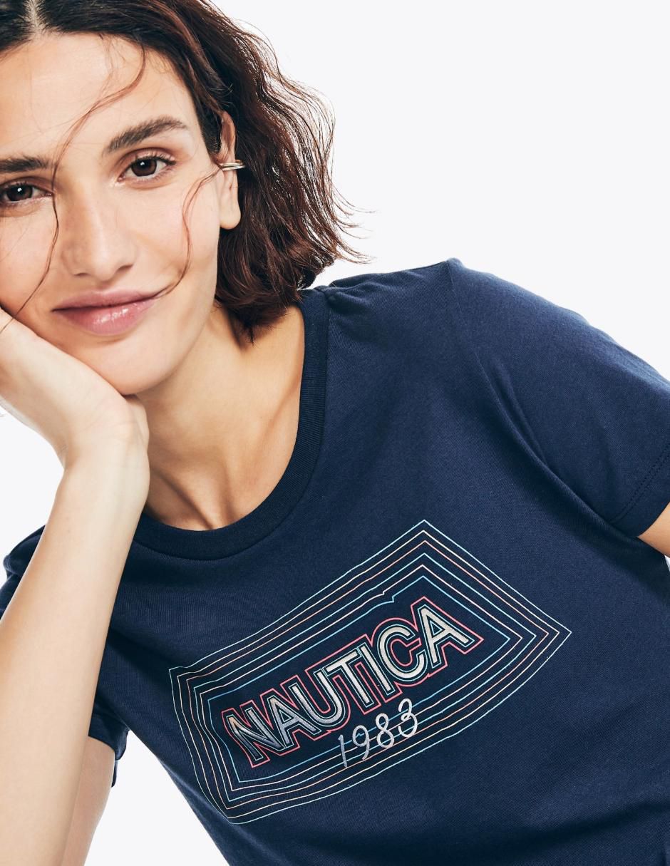 Playera manga corta Kiba cuello redondo para mujer 2