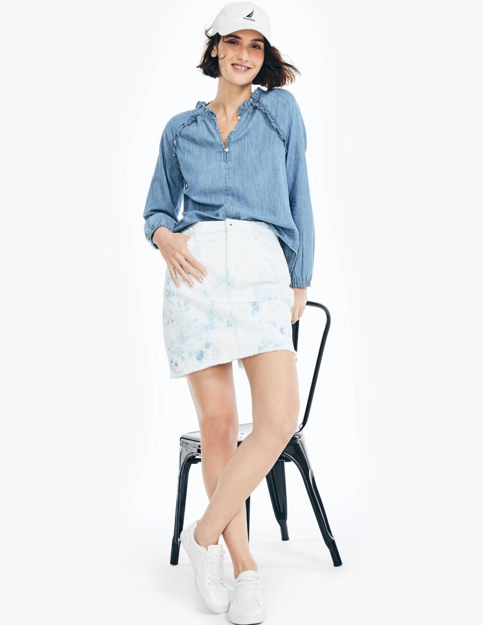Blusa manga larga para mujer 3