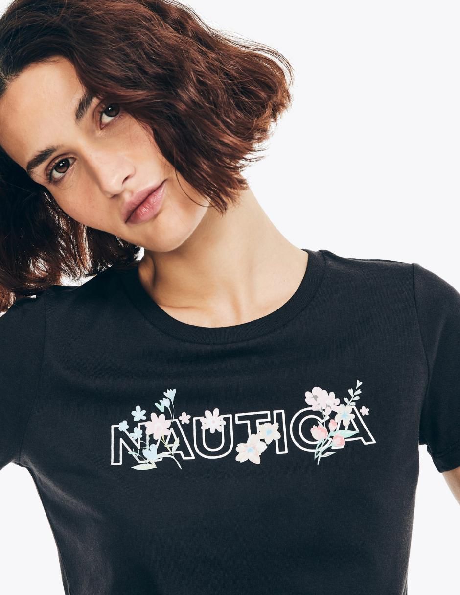 Playera manga corta cuello redondo para mujer 2