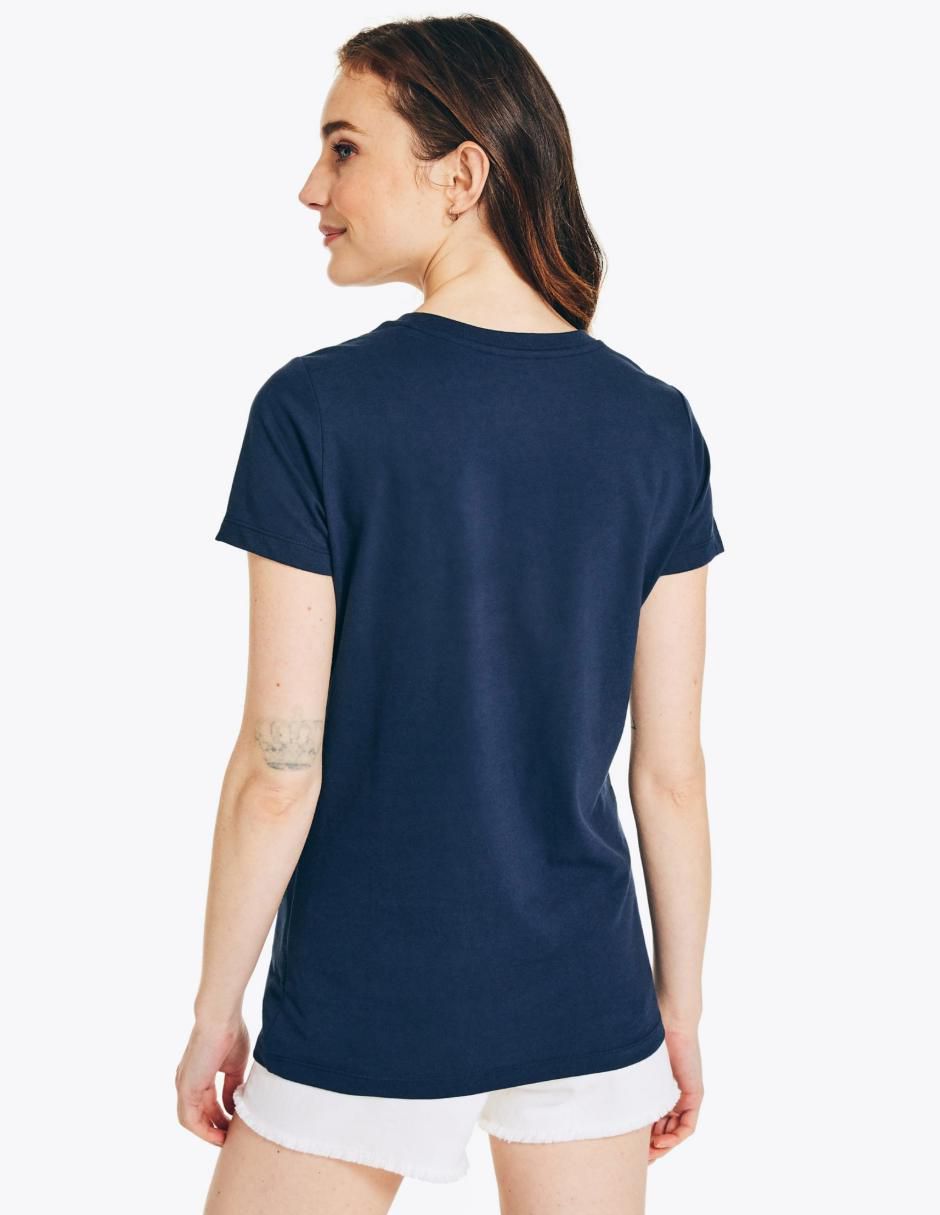 Playera manga corta ES 26 cuello redondo para mujer 4