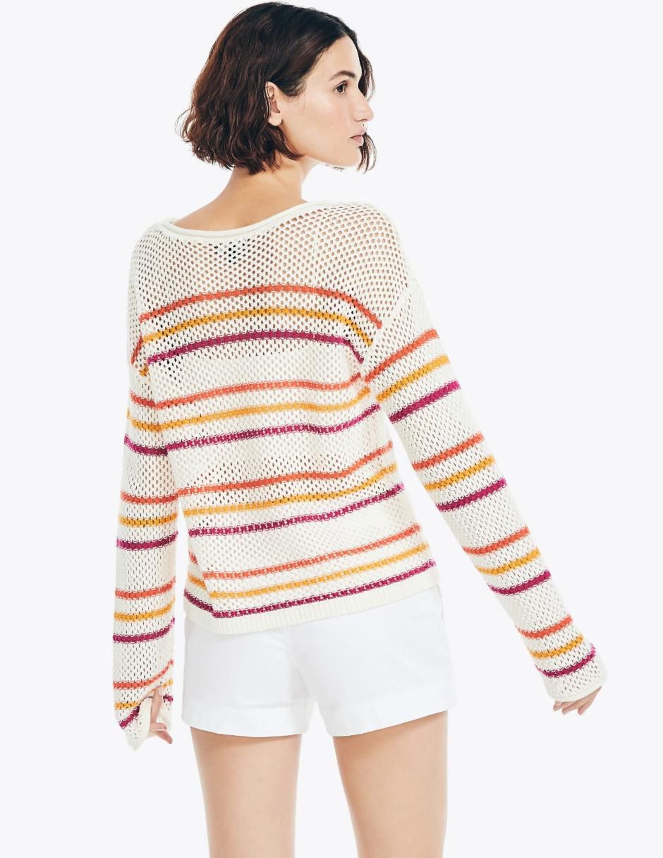 Suéter cuello redondo para mujer 4