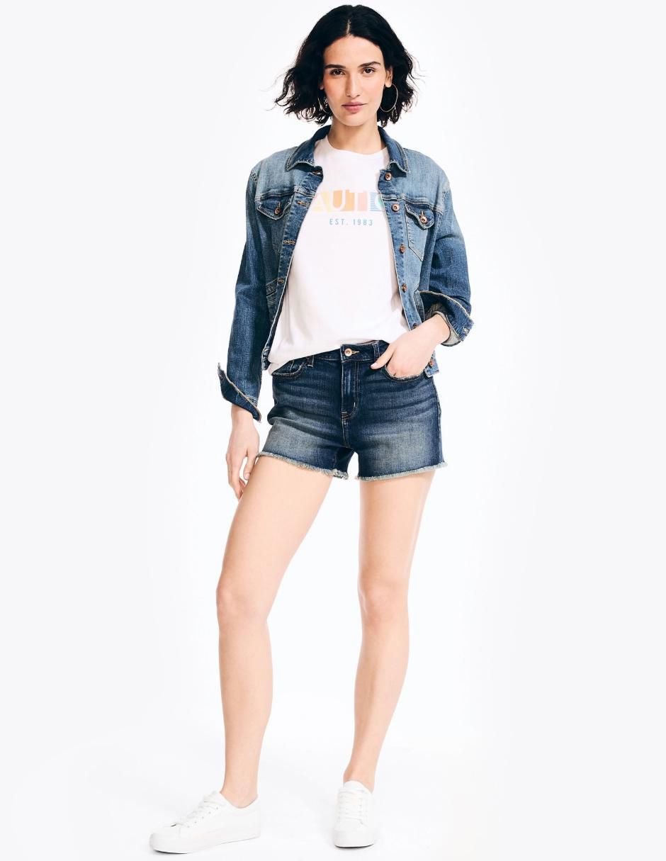 Playera manga corta cuello redondo para mujer 3