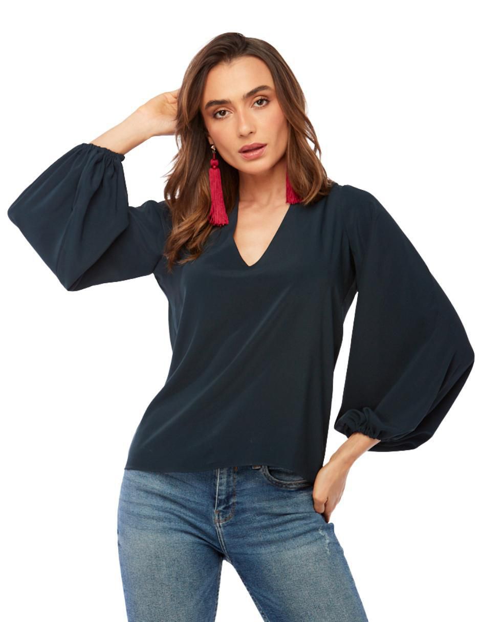 Blusa manga larga para mujer