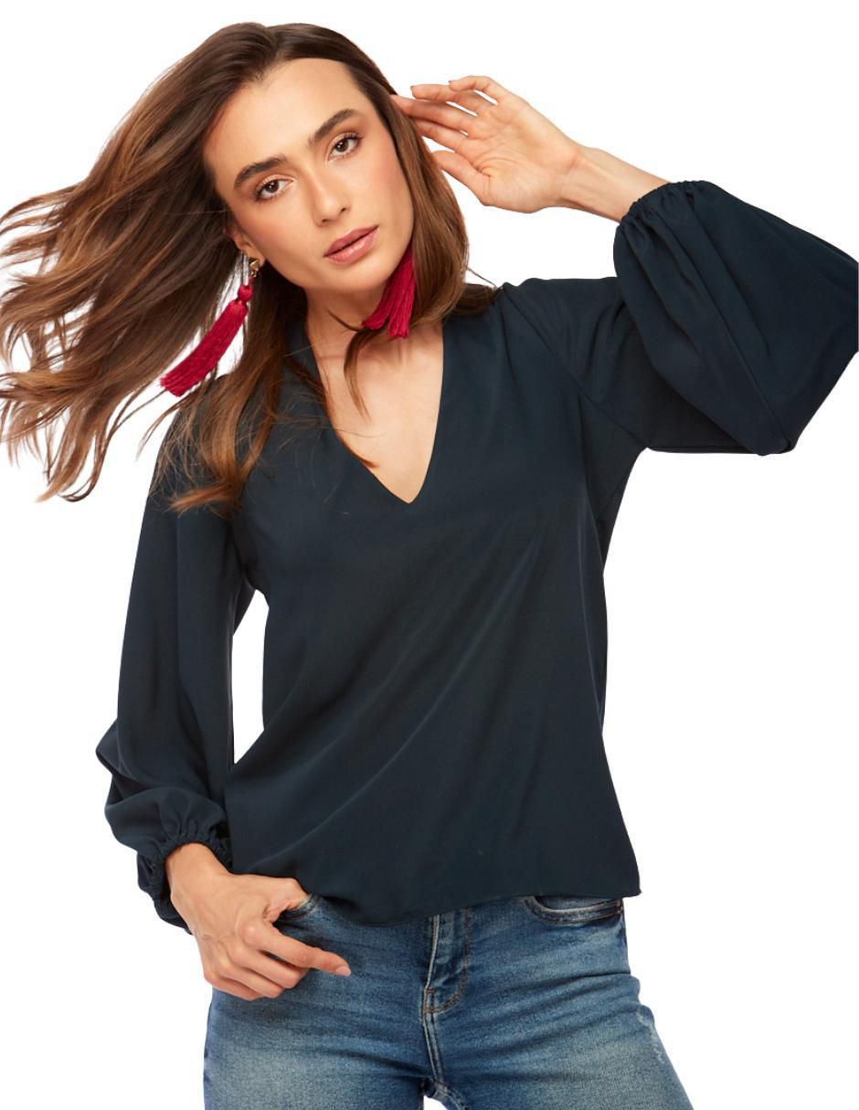 Blusa manga larga para mujer 4