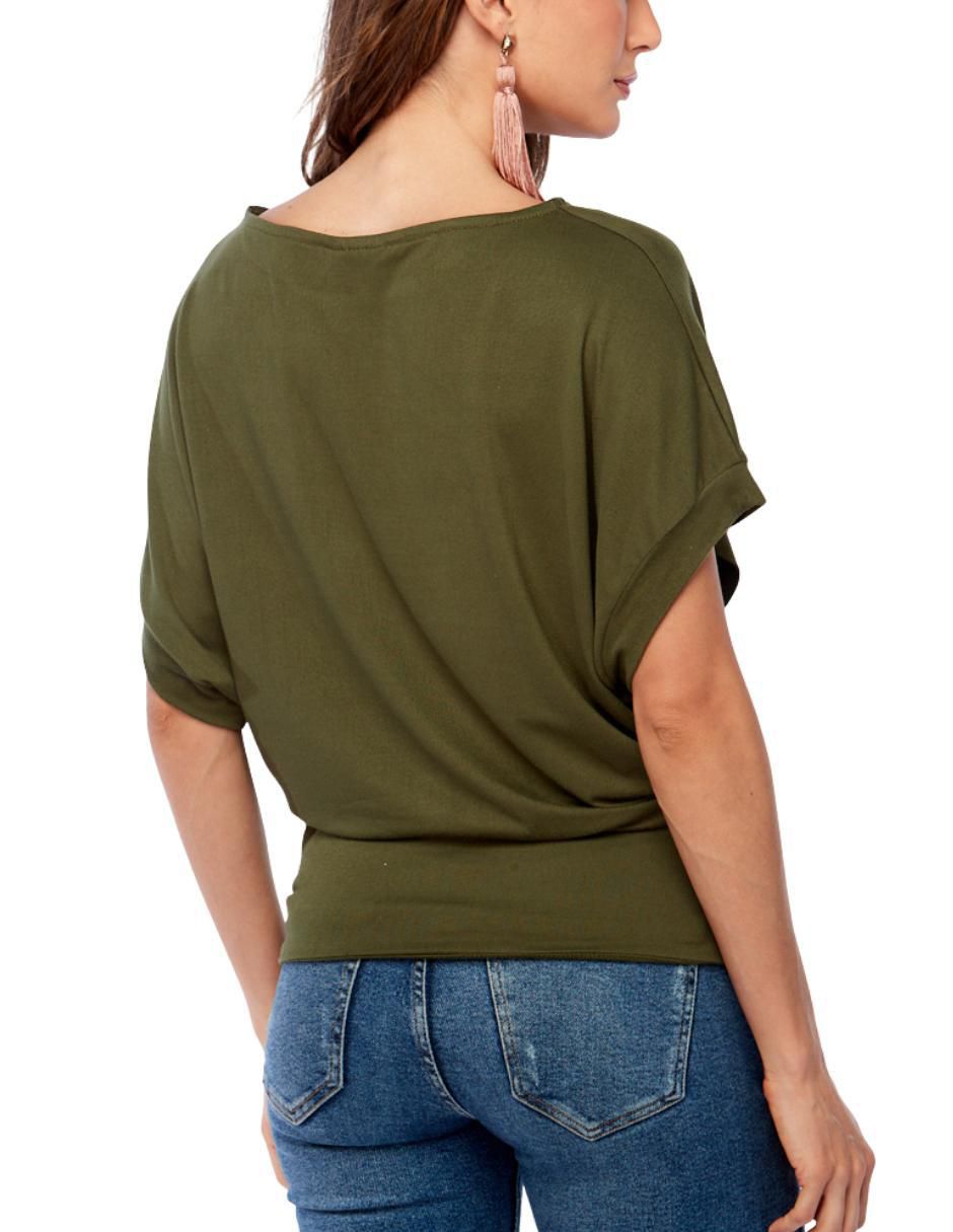 Blusa manga corta para mujer 3