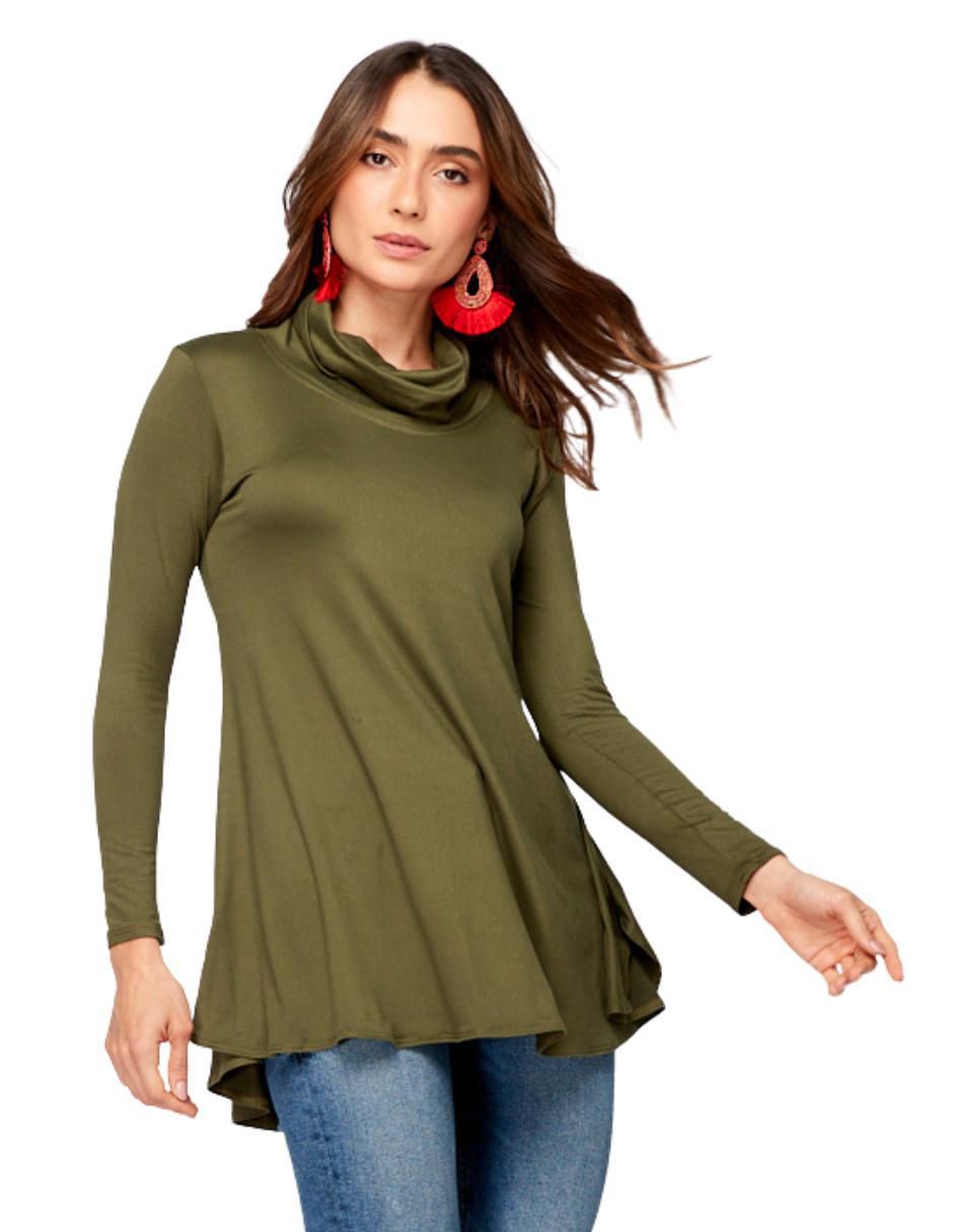Blusa manga larga para mujer 4