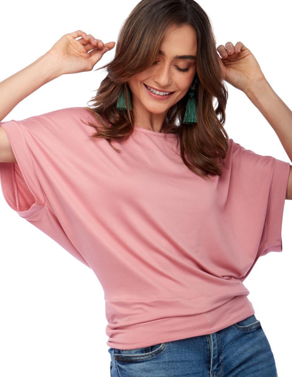 Blusa manga corta para mujer 4