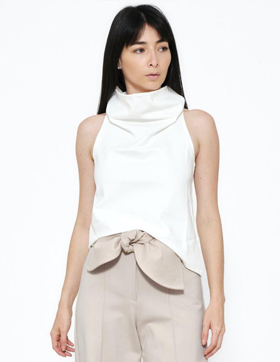 Blusa sin manga para mujer