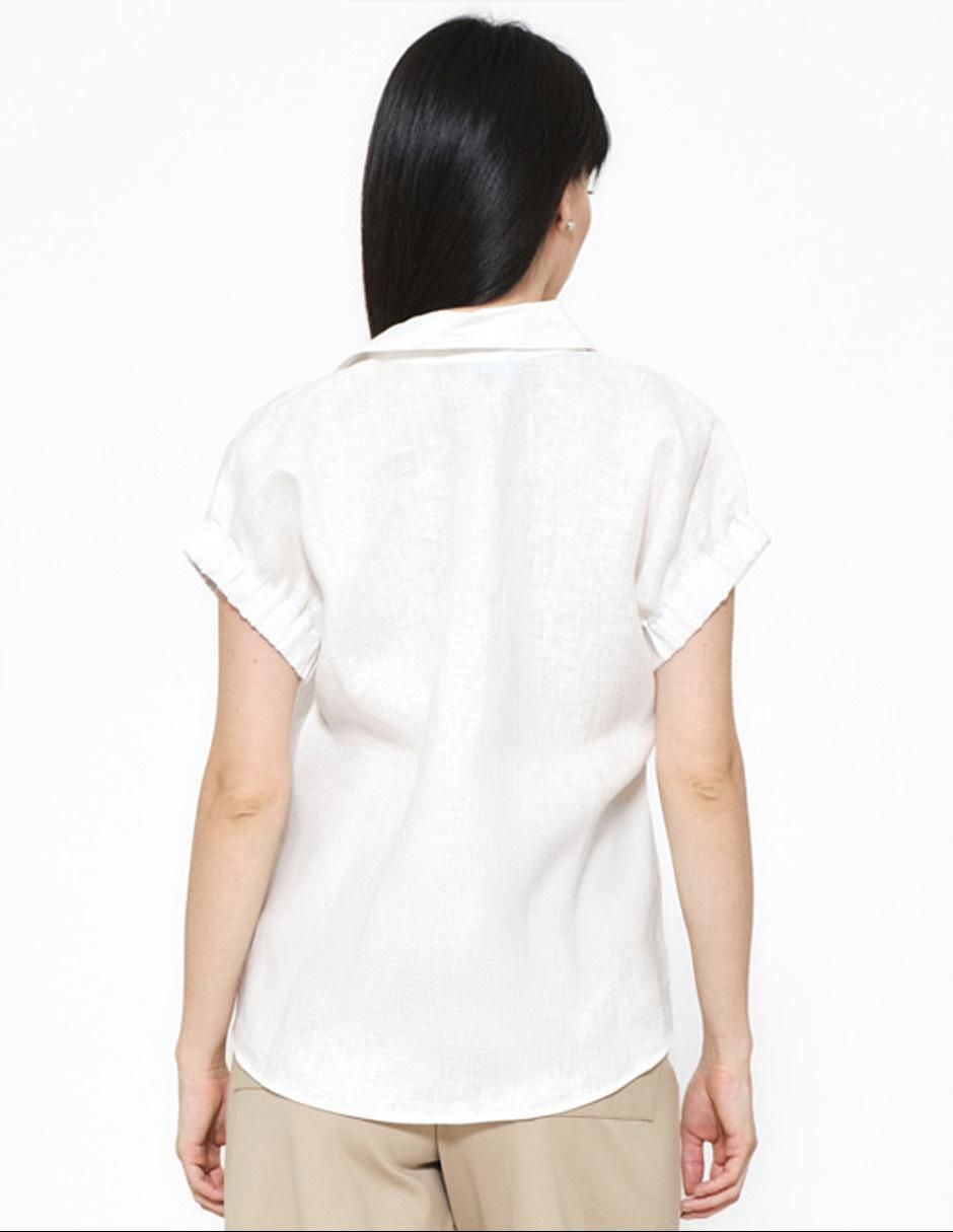 Blusa manga corta para mujer 3